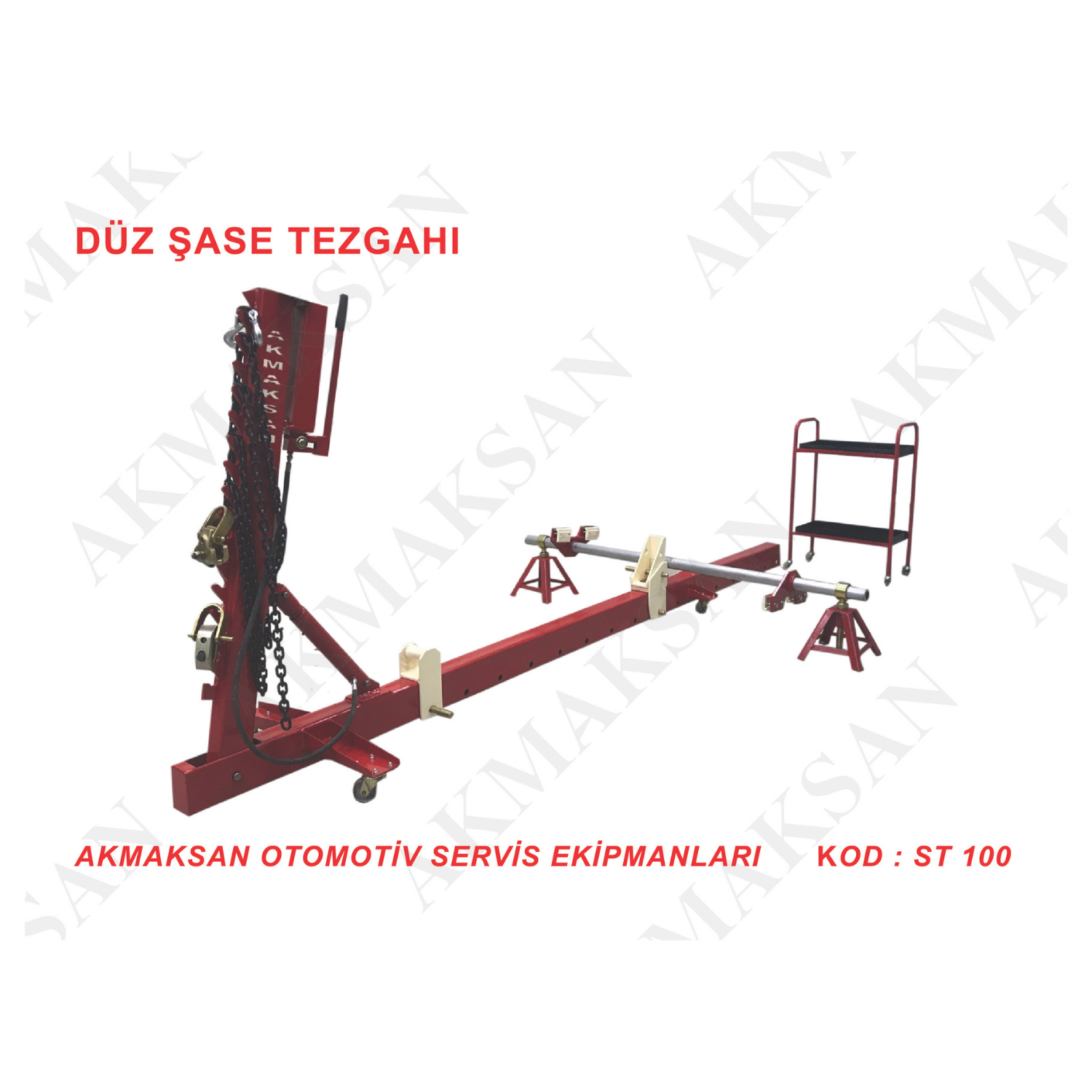 Düz Şase Çektirme Tezgahı 3 Kaporta doğrultma tezgahı