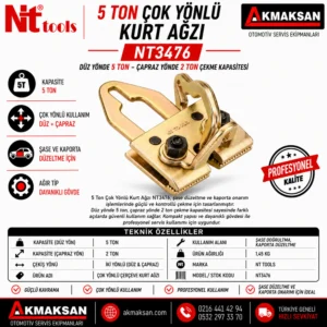 5 Ton Çok Yönlü Kurt Ağzı