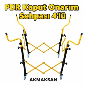 Boyasız Göçük Düzeltme (PDR) Kaput Onarım Sehpası 4’lü