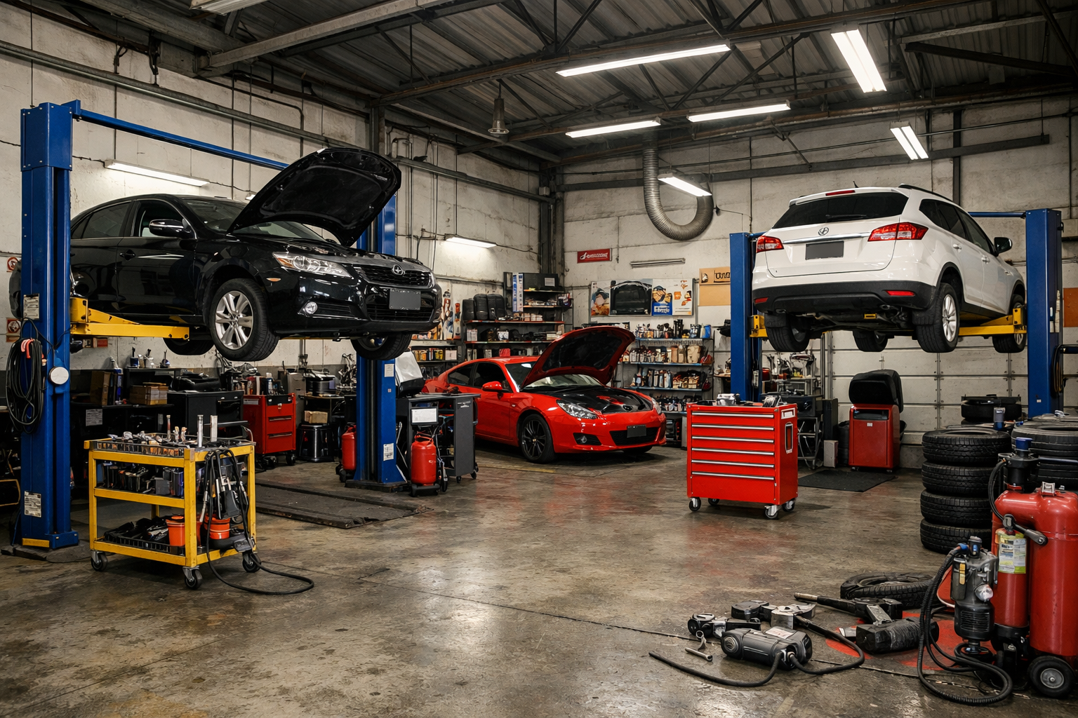 Oto Servis ve Atölye Ekipmanları Nedir? Profesyonel Servisler İçin Rehber